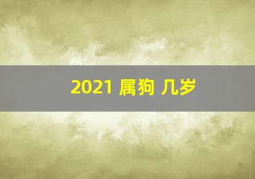 2021 属狗 几岁